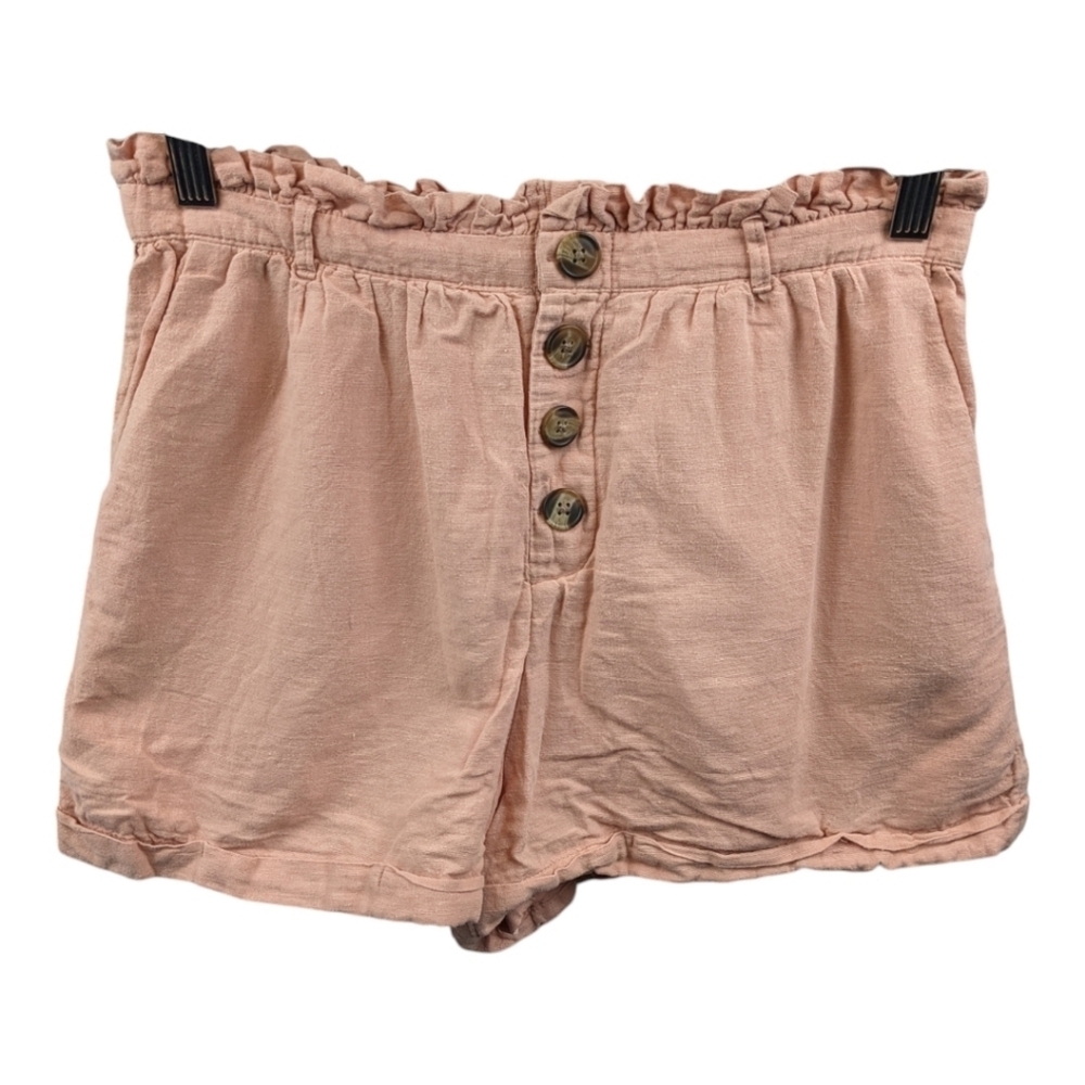 American Eagle Button-Up Ruffle Shorts Sz M